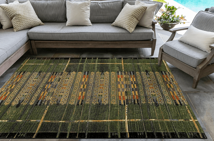 Algiers Striped Outdoor Rug by Joss & Main