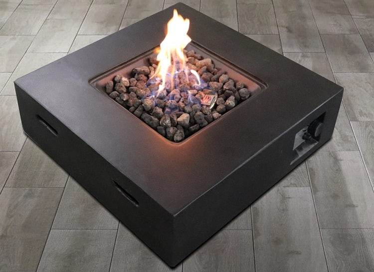 All Modern Latitude Concrete Outdoor Fire Pit Table