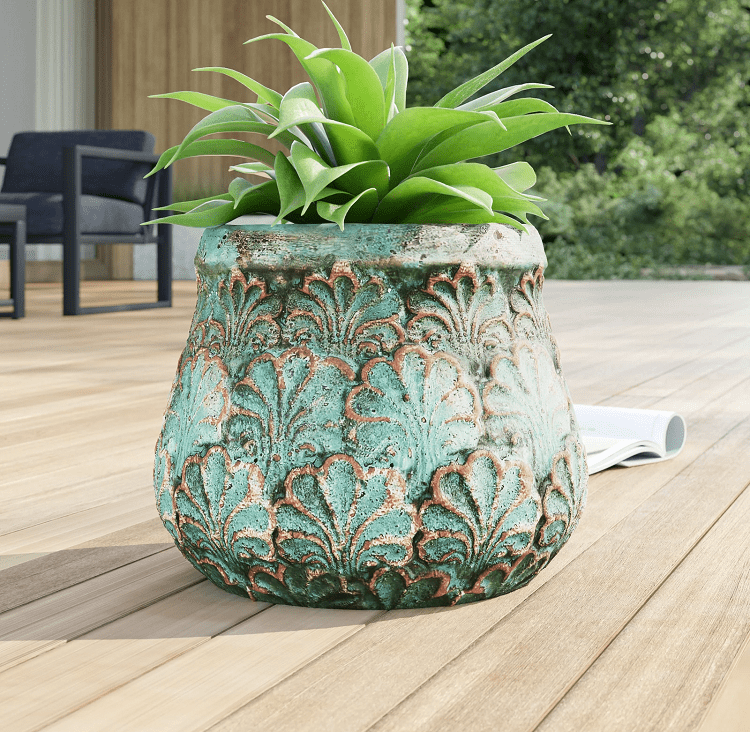 Brezza Concrete Pot Planter