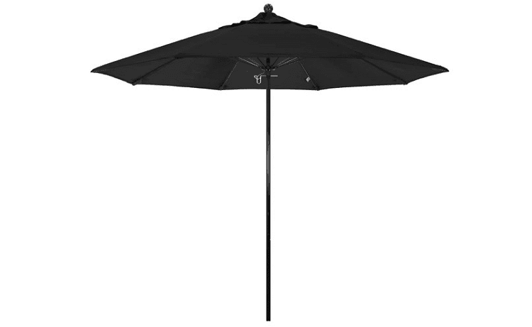 California Umbrella 9 ft. Complete Fiberglass Sunbrella Market Umbrella