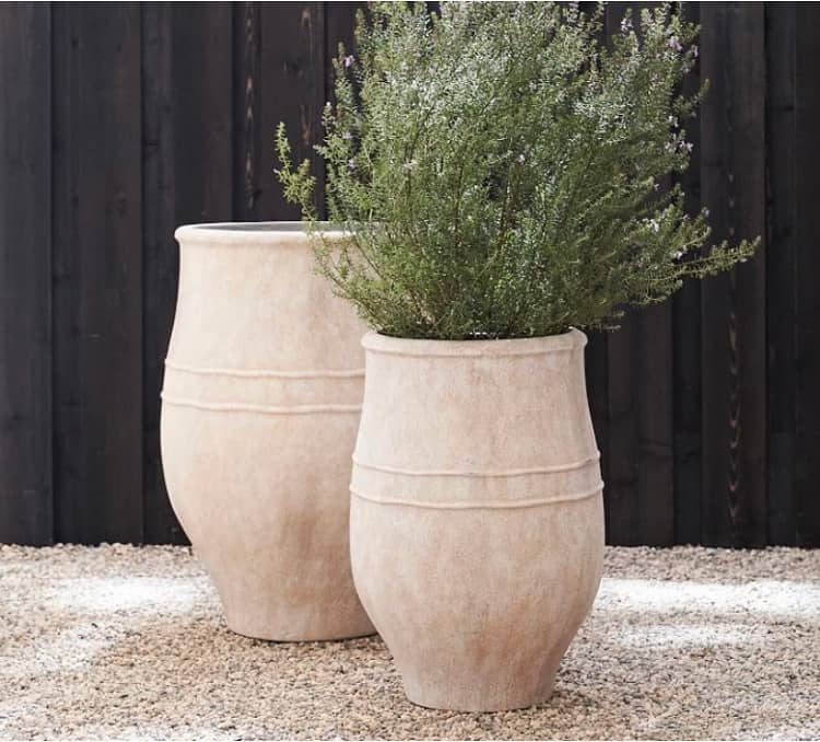 Ficonstone Sienna Porch Planter Urns