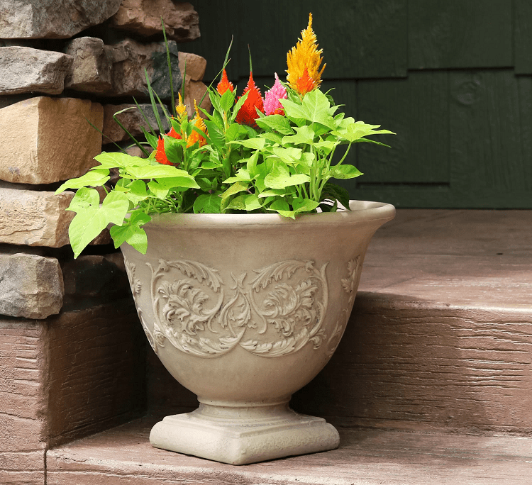 Horowitz Urn Plastic Planter at Wayfair from Ophelia & Company