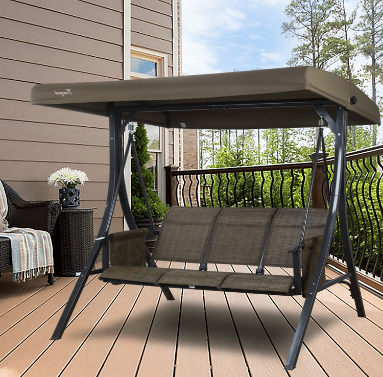 Otteridge 3 Person Metal Porch Swing