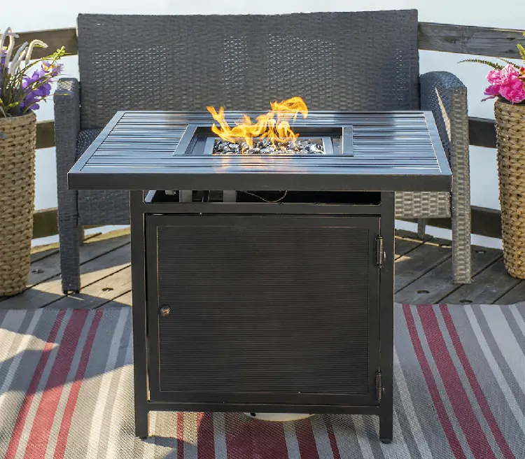 Paramount Noah Square Aluminum Fire Pit