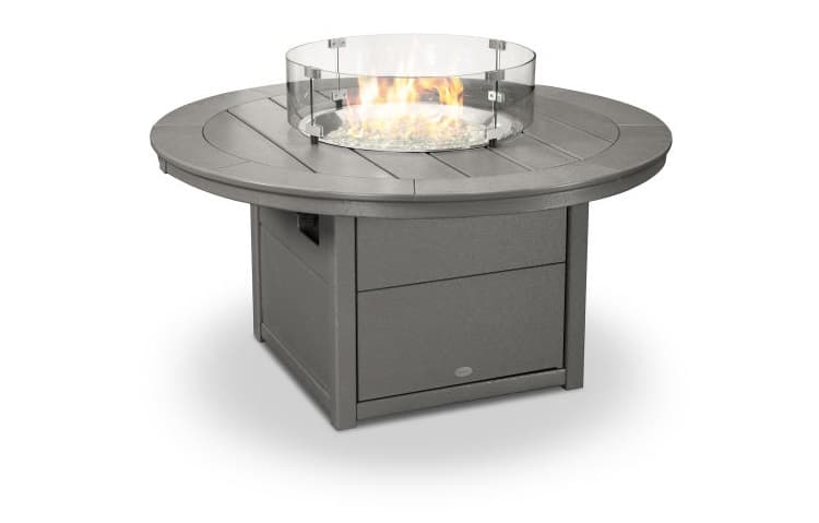 Polywood Round Fire Pit Table 