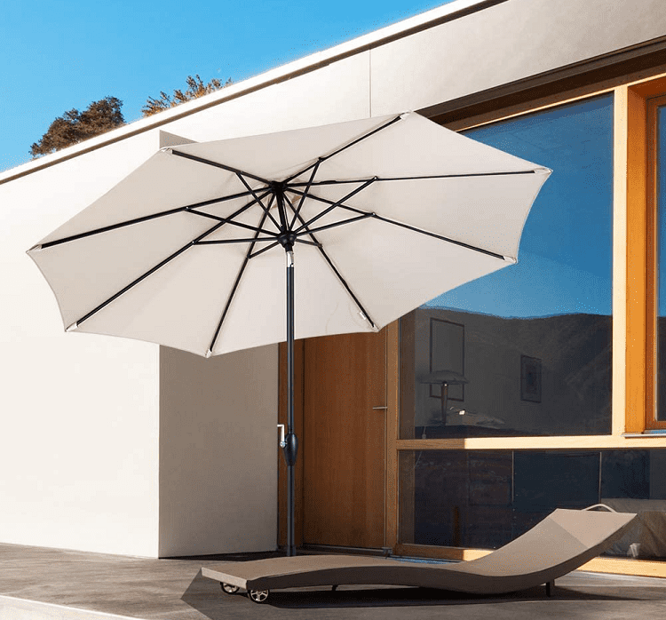 Tempera 9 FT Auto Tilt Patio Umbrella