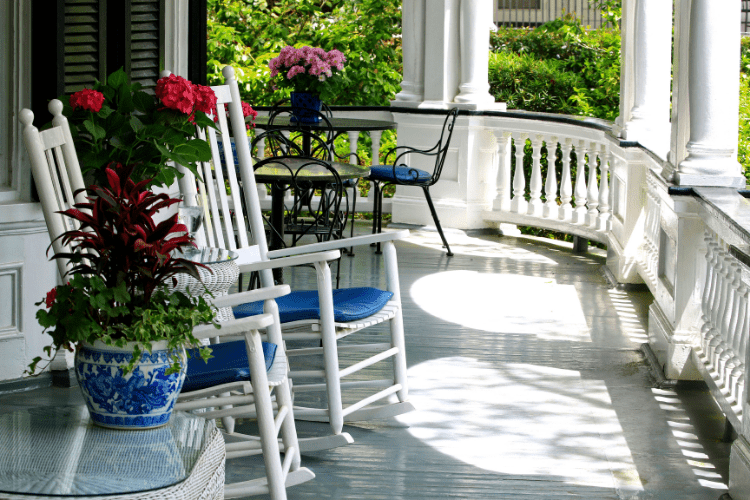 White Rocking Chairs