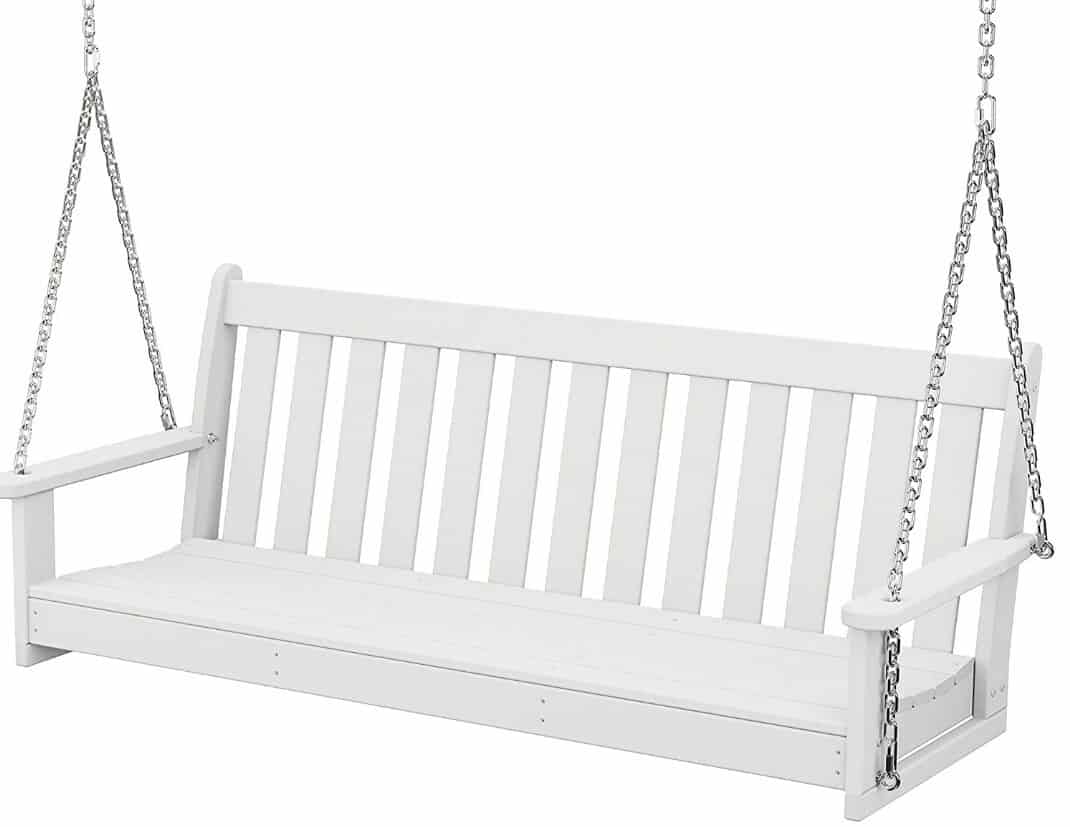 Best Classic Look White Porch Swing