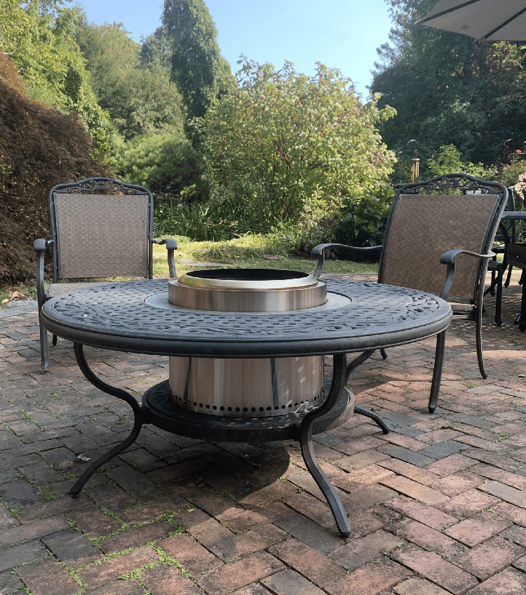 Classic Fire Pit in a Table