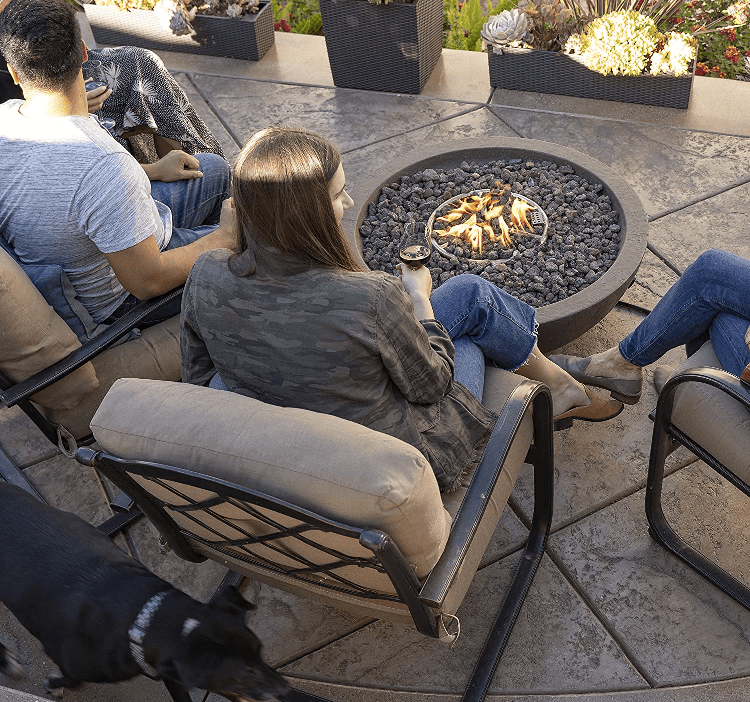 Elegant Gas Fire Pit