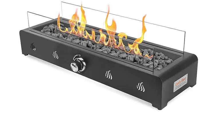 Onlyfire Outdoor Propane Fire Pit 28 Inch Rectangular