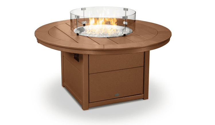 Polywood Round Fire Pit Table