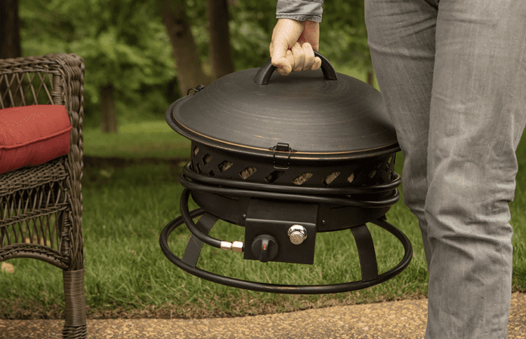 Round Propane Fire Pit