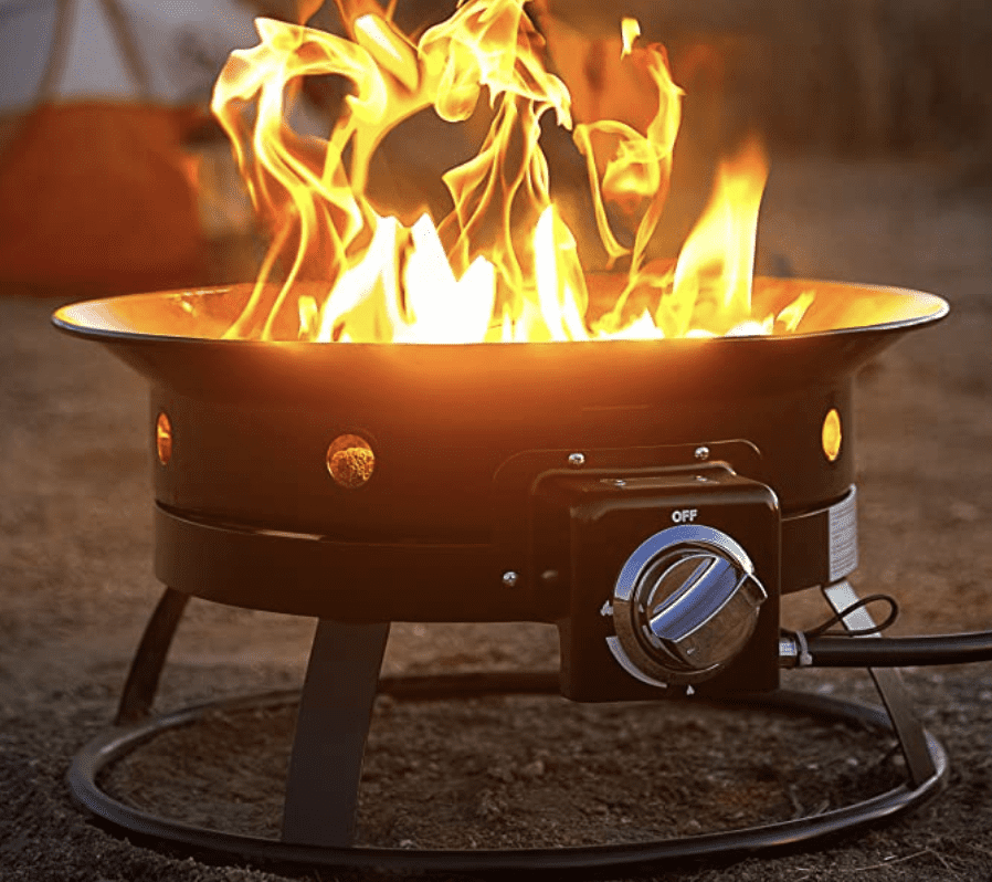 Portable Propane Fire Pit for Camping