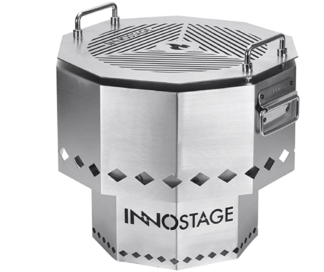 INNO STAGE Smokeless FirePit with Barbecue