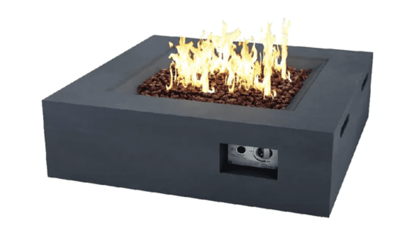 Flosi Concrete Propane Outdoor Fire Pit