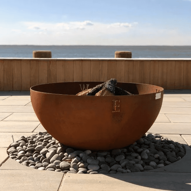 The Modern Metal Fire Pit