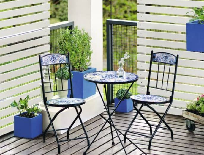 Blue Bistro Set