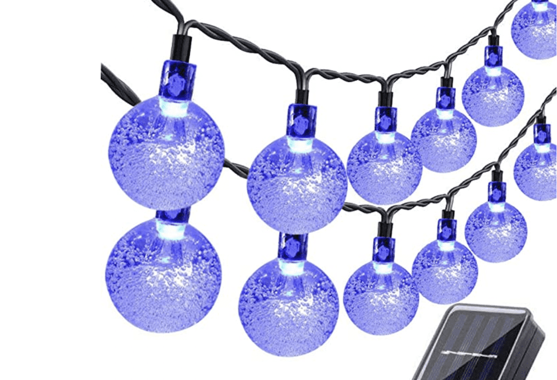 Toodour Globe Solar String Lights