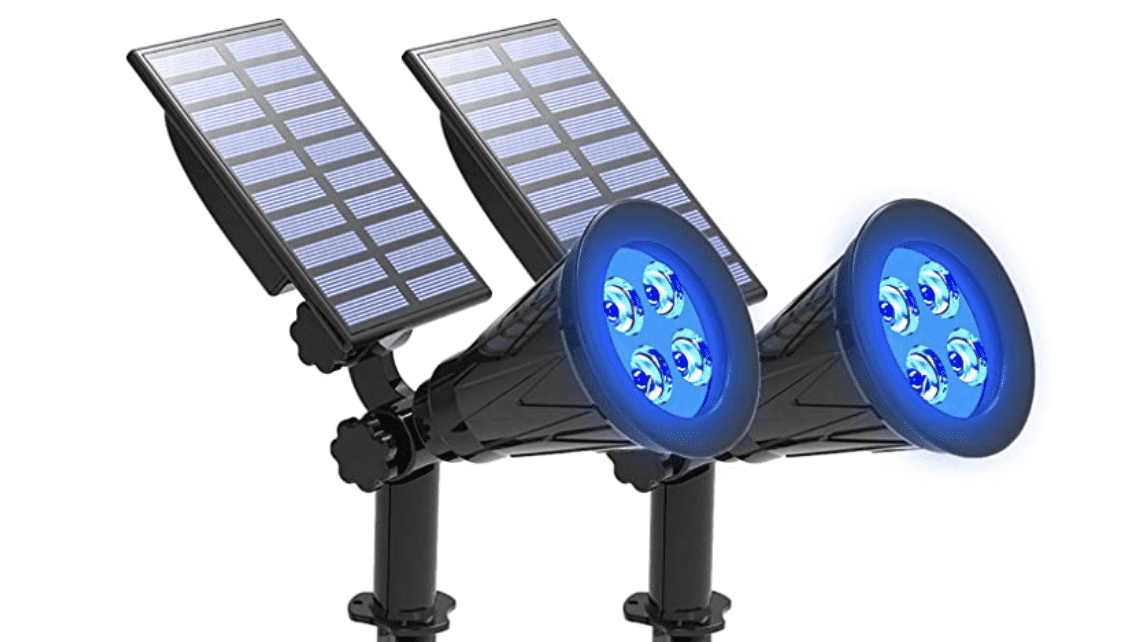 T-Sinus Blue Solar Porch Lights