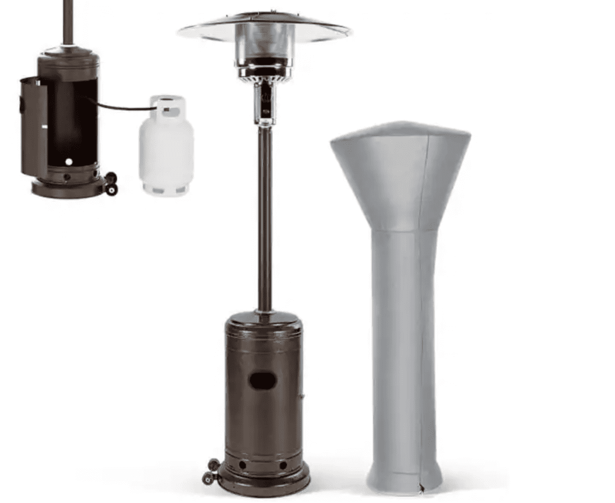 PumPic Brown Propane Patio Heater