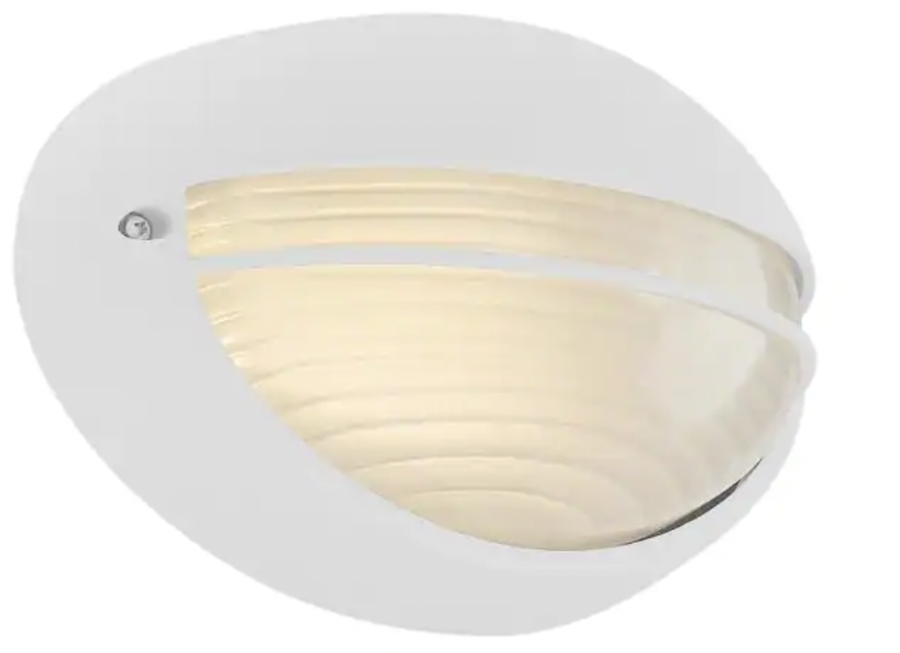 Clifton White LED Outdoor Bulkhead Light