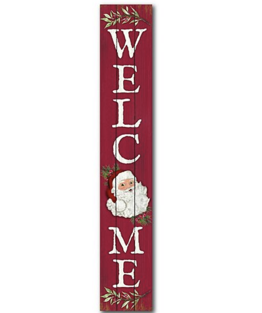 Artisan Winter Welcome Sign