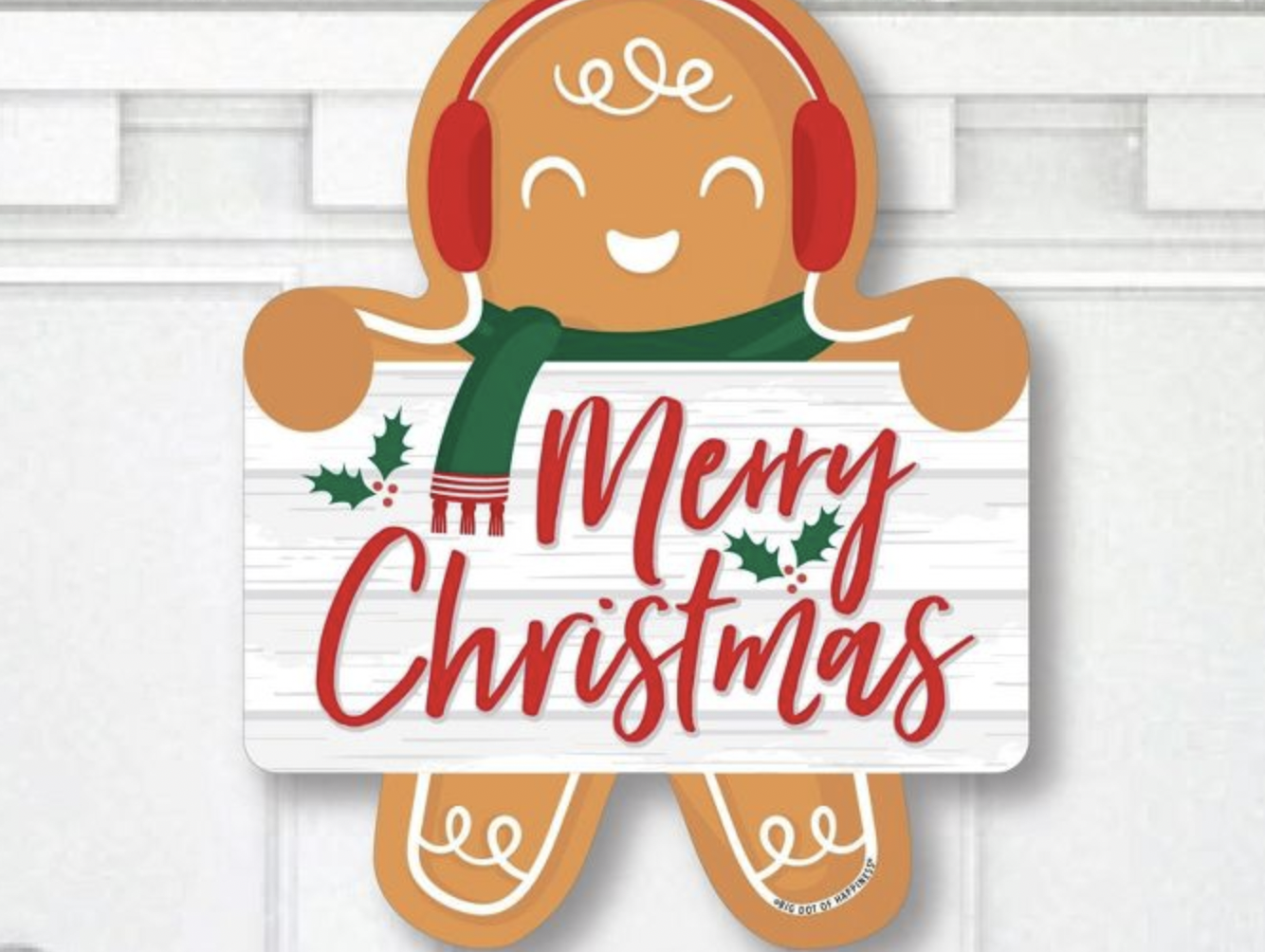 Gingerbread Hanging Porch Sign