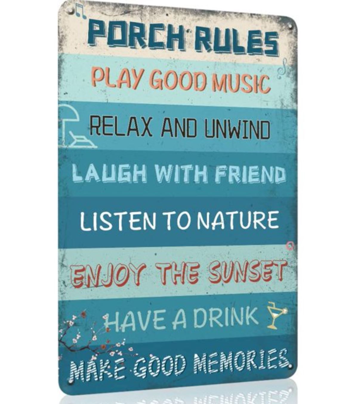 Basic Porch Rules Variation Sign