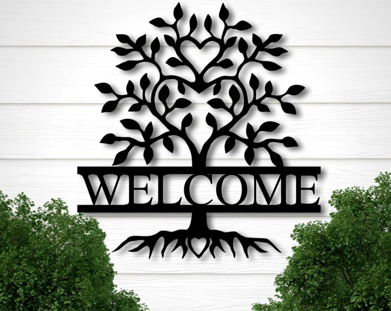 Welcome Sign Metal