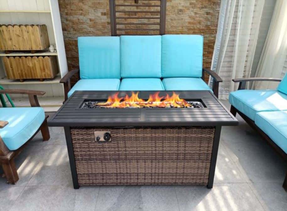 Brookbury Better Homes & Gardens Gas Fire Pit Table