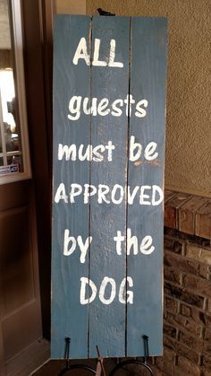 Pet Rules Porch Sign