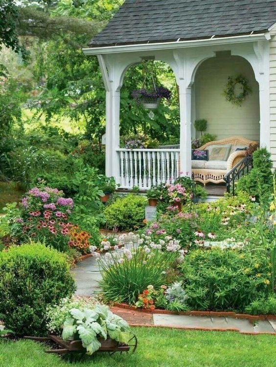 Porch Fence Hints Of Victorian