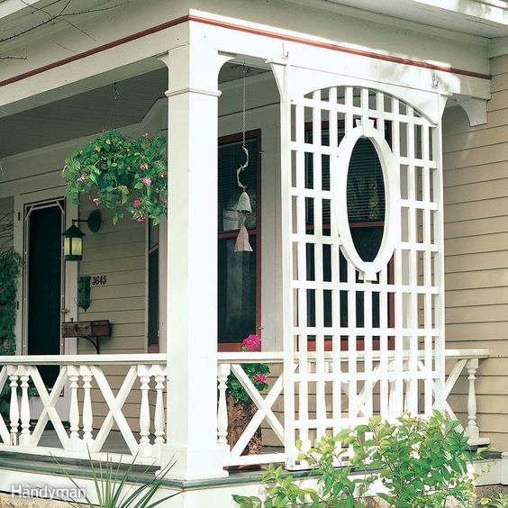 Porch Fence The One with the Lattice Side