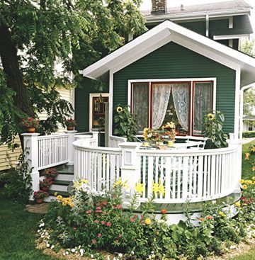 Porch Fence Think In Curves