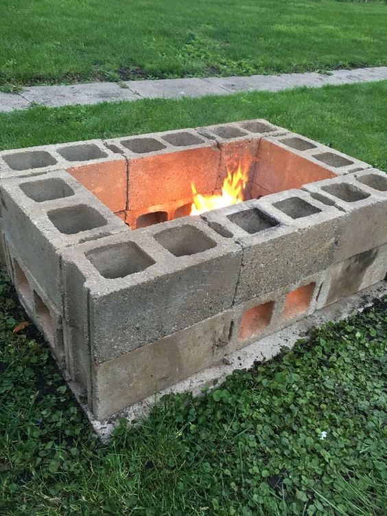 Above-Ground DIY Fire Pit