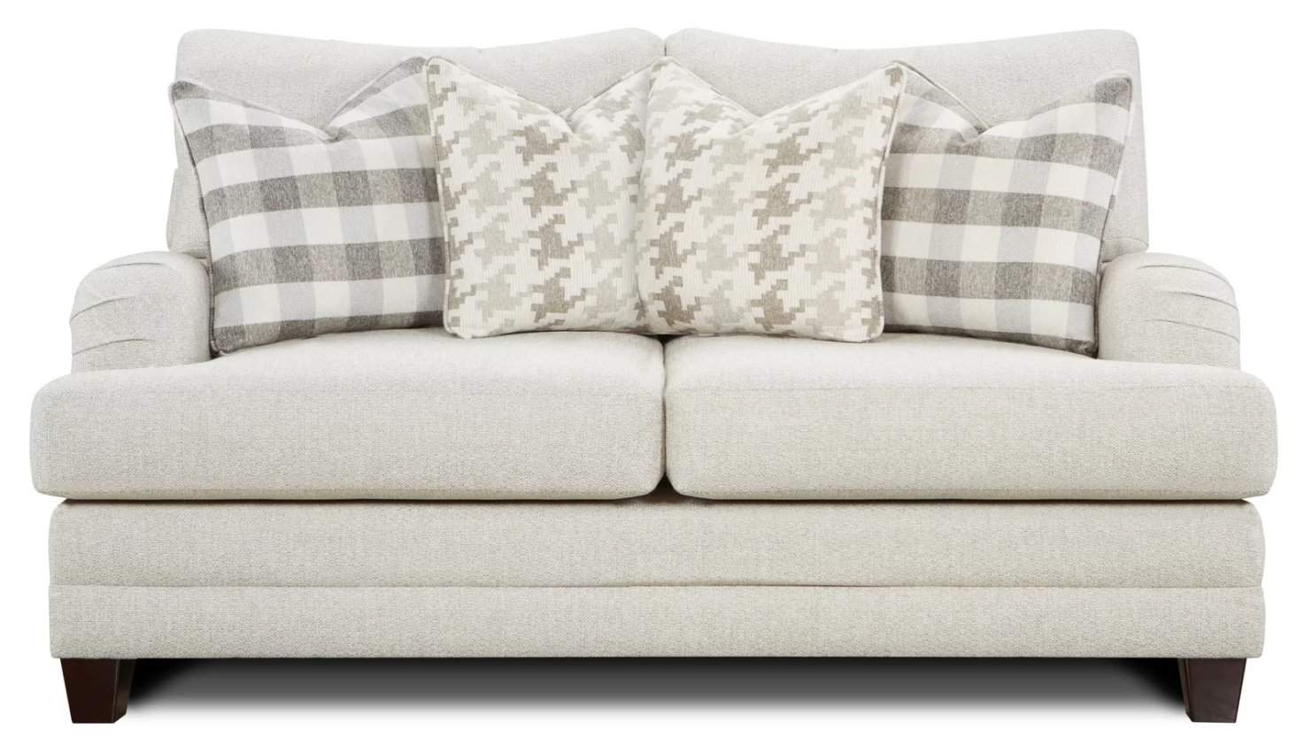 Charles Of London Loveseat with Reversible Cushions