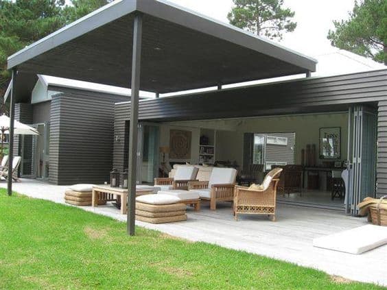 Floating Porch Roof System Idea