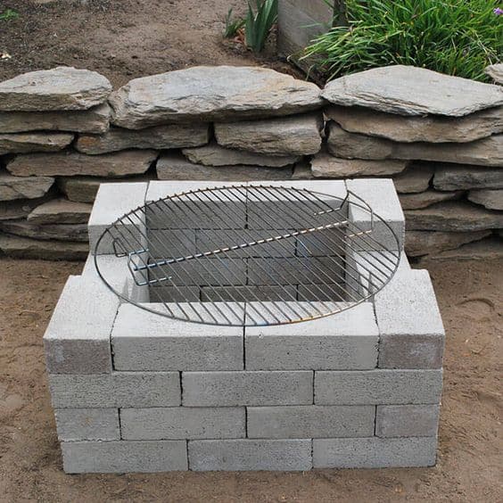 Grill-Topped Fire Pit