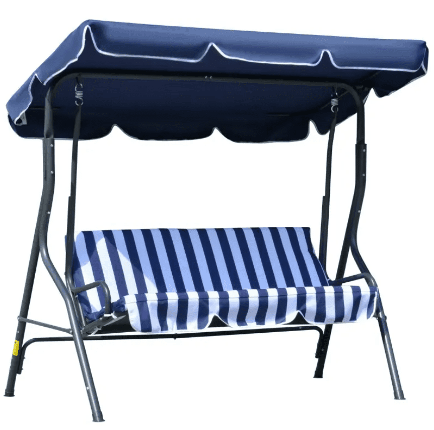 Outsunny 3-Person Patio Swing Chair