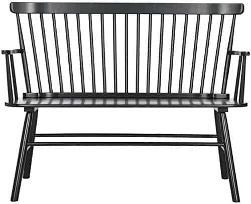 Safavieh American Homes Collection Addison Spindle Back Black Bench