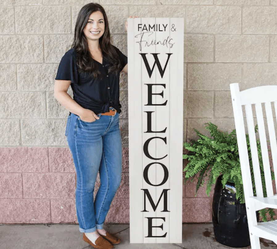 Family & Friends Welcome Sign