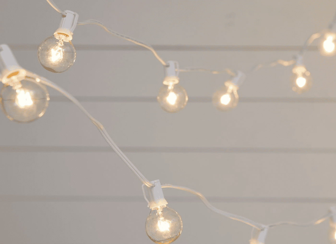 Pottery Barn String Light Posts