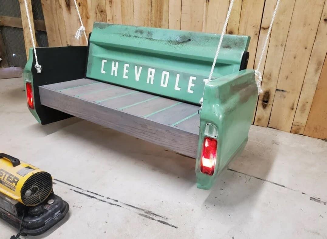 Truck Tailgate Bench Swing