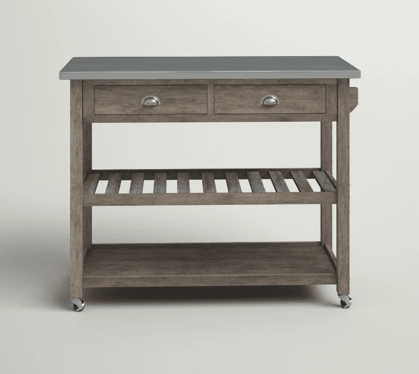 Wide Rolling Kitchen Cart