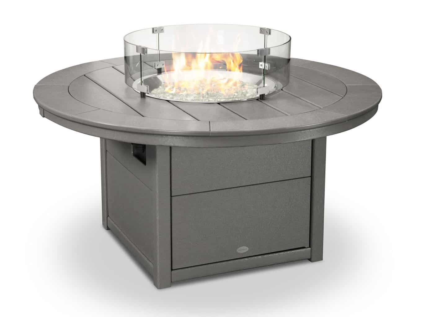 Polywood Round Fire Pit Table