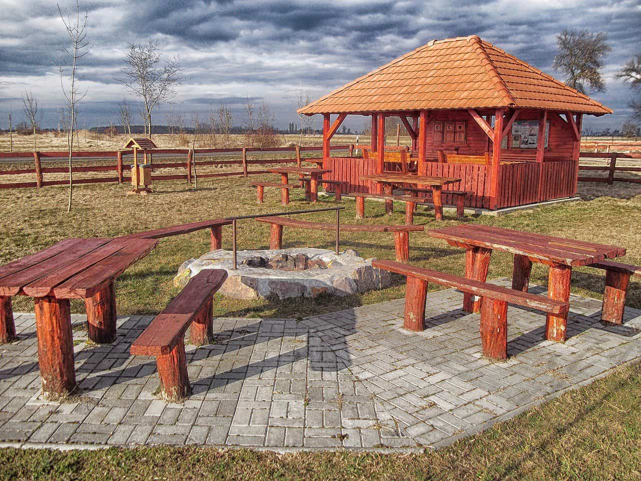 rest area fire pit