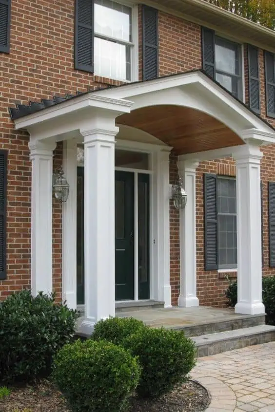 roofed porch