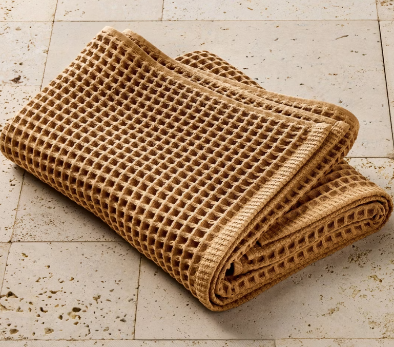 casaluna waffle towels