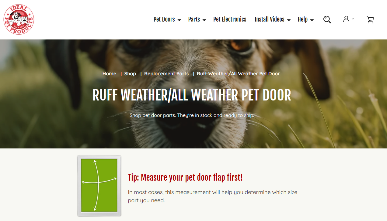 Ruff Weather/All Weather Pet Door